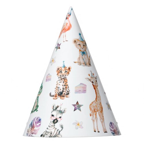 Calling all Party Animals Safairi themed Birthday Party Hat