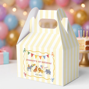 Calling All Party Animals Safari Birthday Favor Boxes