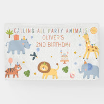 Calling All Party Animals Safari Zoo Birthday