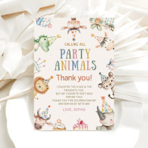 Calling All Party Animals Safari Zoo Birthday