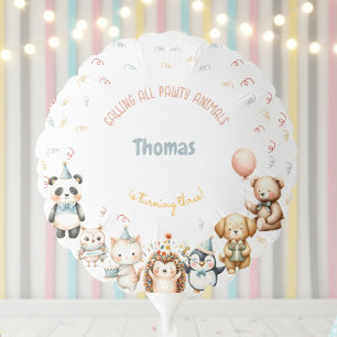 Calling all pawty animals birthday party balloon