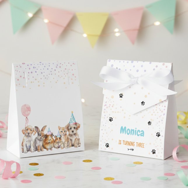 Calling all pawty animals birthday party favor boxes (Creator Uploaded)