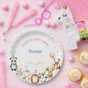 Calling all pawty animals birthday party paper plates