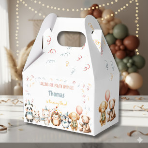 Calling all pawty animals wild birthday party favor boxes