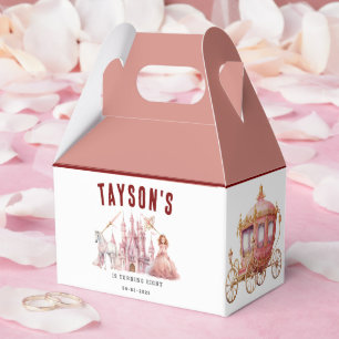 Calling All Princesses Magical Castle 8th Birthday Favor Boxes