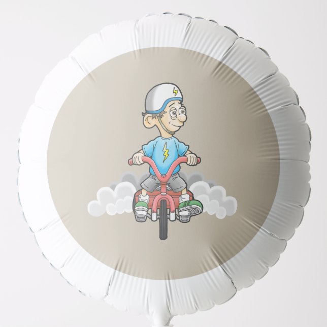 Calling All Tricycle Bikers Balloon (Front)