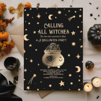 Calling All Witches Celestial Halloween Party
