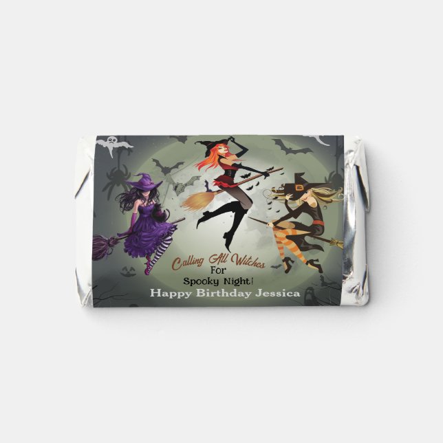 Calling All Witches Halloween Party 30Th Birthday Hershey's Miniatures (Front)