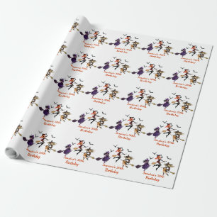 Calling All Witches Halloween Party 30Th Birthday Wrapping Paper