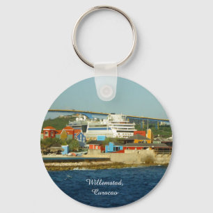 Calling at Curacao Keychain