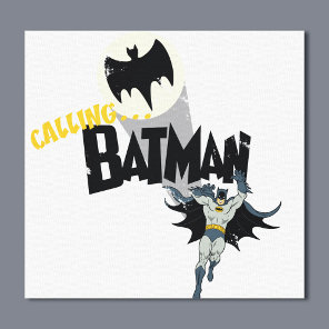 Calling Batman Graphic Canvas Print