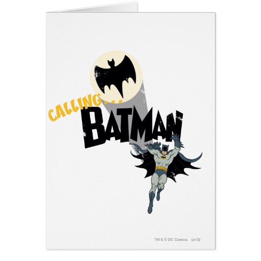 Calling Batman Graphic Cards (Front)