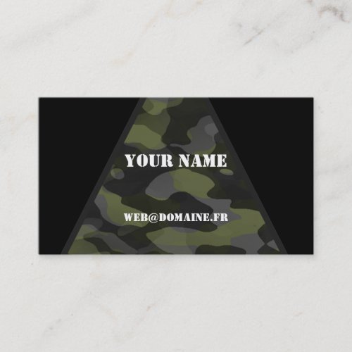 Calling card Camouflage