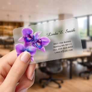 Calling Card Clear Business Cards