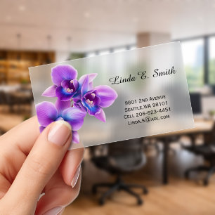 Calling Card Clear Business Cards