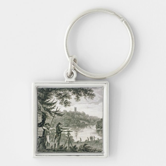 Calling card of Humphrey Repton, engraved by Thoma Keychain (Front)