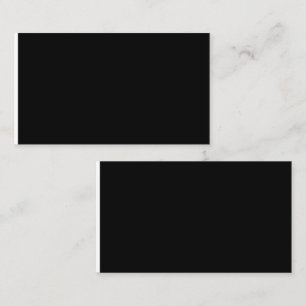 Calling Cards Elegant Black Design Business