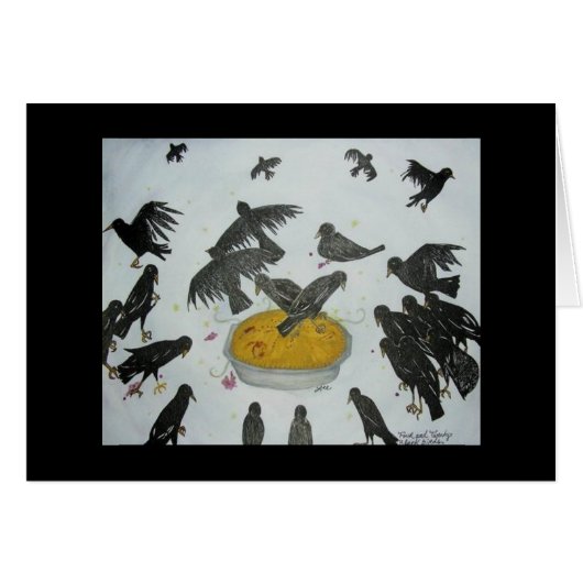 Calling Crow Card (Front Horizontal)