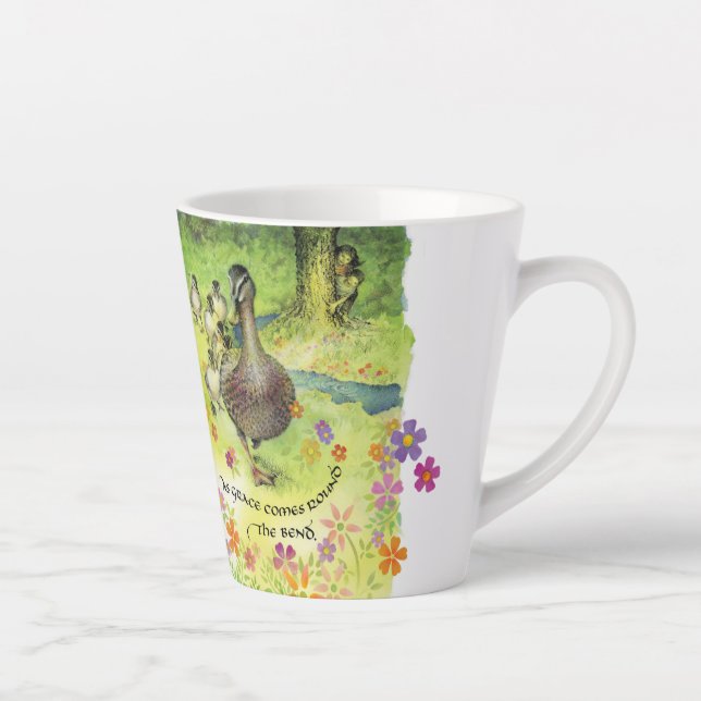"Calling God/Child" Latte Mug (Right)