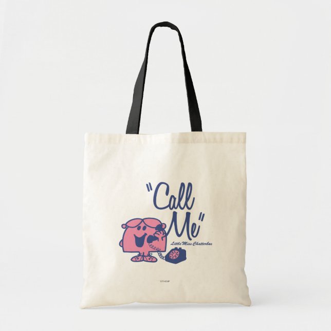 Calling Little Miss Chatterbox Tote Bag (Front)