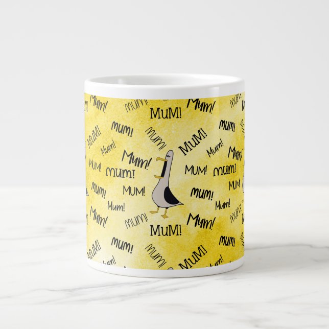 Calling Mum Jumbo Mug 20 Oz (Front)
