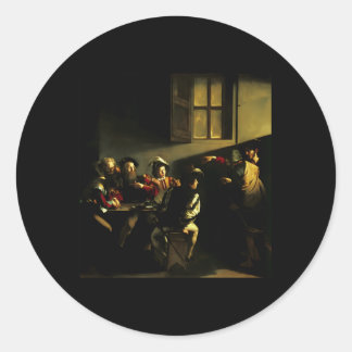 Calling Of St Matthew Chiamata Di San Matteo By Ca Classic Round Sticker