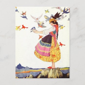 Calling The Birds Postcard by HTMimages at Zazzle