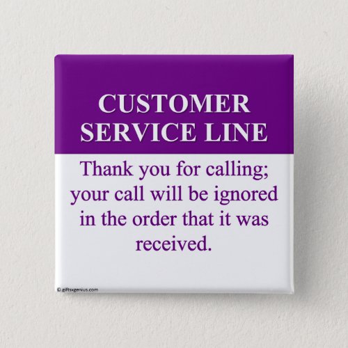 Calling the Customer Service Line 3 Button