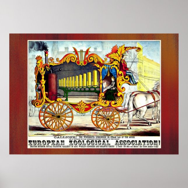 Calliope! 1874 advertising poster (Front)