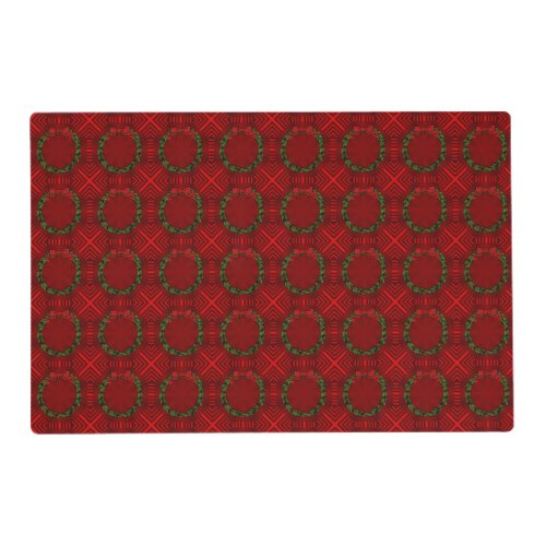 Calliope Christmas Laminated Paper Placemat