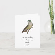 Calliope Hummingbird