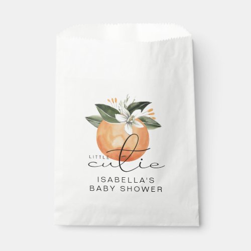 CALLIOPE Little Cutie Clementine Baby Shower Favor Bag