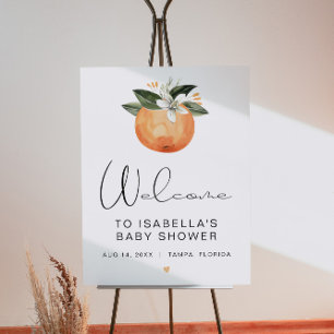 CALLIOPE Little Cutie Clementine Baby Shower Foam Board