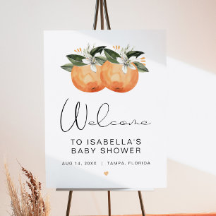 CALLIOPE Little Cutie Clementine Baby Shower Foam  Board