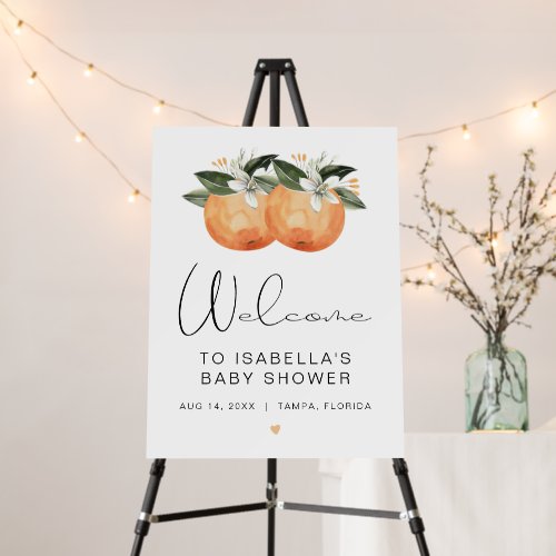 CALLIOPE Little Cutie Clementine Baby Shower Foam 