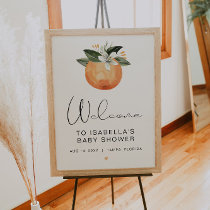 CALLIOPE Little Cutie Clementine Baby Shower Poster