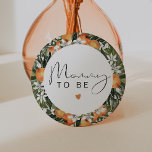 CALLIOPE Little Cutie Clementine Mommy To Be Button<br><div class="desc">This button pin features  watercolor clementine oranges and a cute handwritten font with the saying,  "mommy to be". This gender neutral button is the perfect accessory for your little cutie baby shower or gender reveal party.</div>