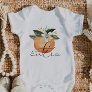 CALLIOPE Little Cutie Clementine Orange Baby Baby Bodysuit