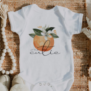 CALLIOPE Little Cutie Clementine Orange Baby T-Shirt