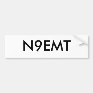 Callsign Bumper Sticker (Plain)