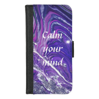 Calm Acrylic Pour Style iPhone 16 Pro Max Case