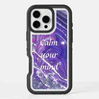Calm Acrylic Pour Style iPhone 16 Pro Max Case