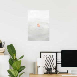Calm Amid Life’s Ripples - Autism Acceptance  Poster