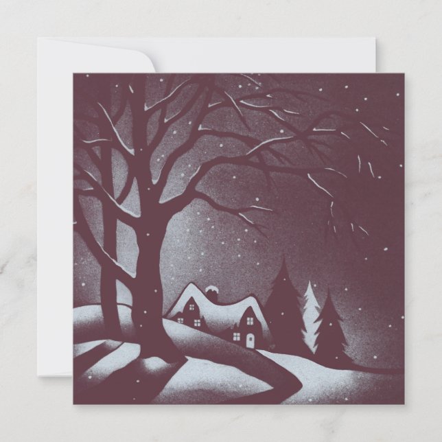 Calm and Bright | Flat Holiday Card (Front)