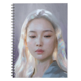 Calm and Serene Female Portrait Notebook