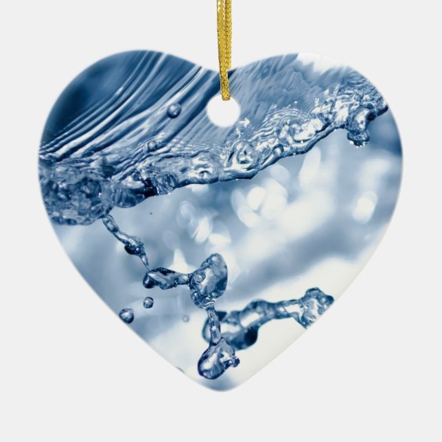 Calm before the storm. ceramic ornament (Front)