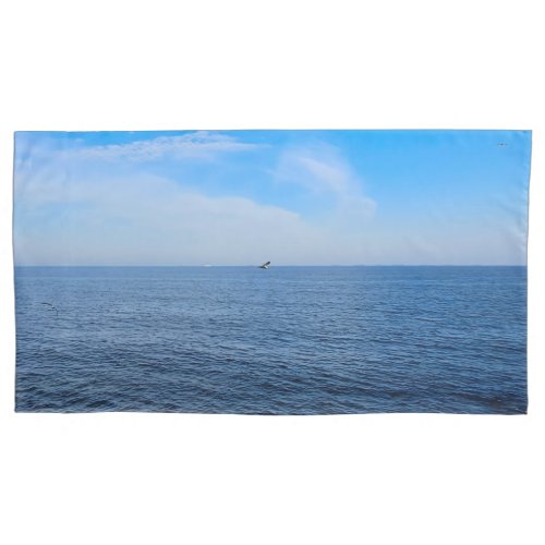 Calm Black Sea Romania – Seagulls Blue Sky Print Pillow Case