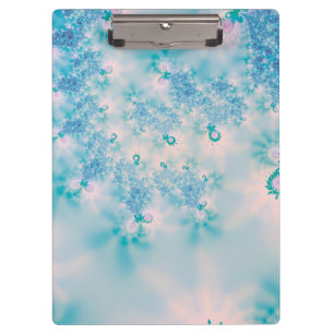 Calm Blue Meditation Butterfly Art Clipboard