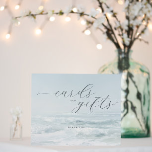 Calm Blue Oceanic Photo Foam Board