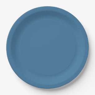 Calm Blue Paper Plates